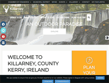 Tablet Screenshot of killarney.ie
